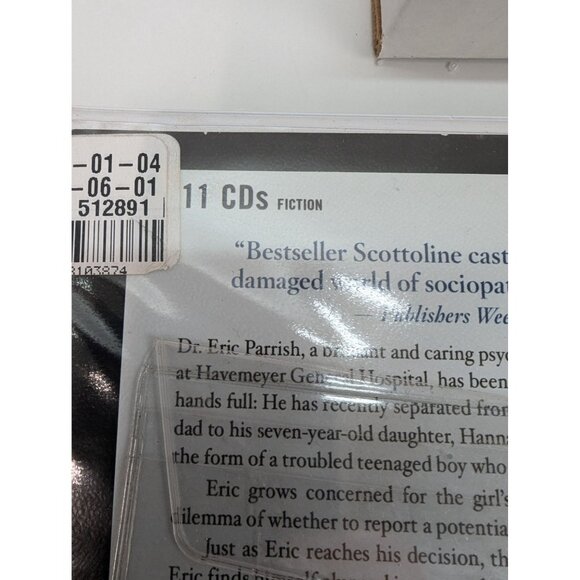 Lisa Scottoline Audiobooks CDs Every Fifteen Minutes and Look Again - Picture 4 of 8